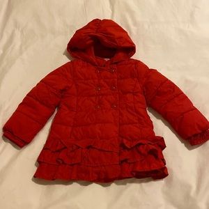 Olivia x Gymboree girls coat dressy